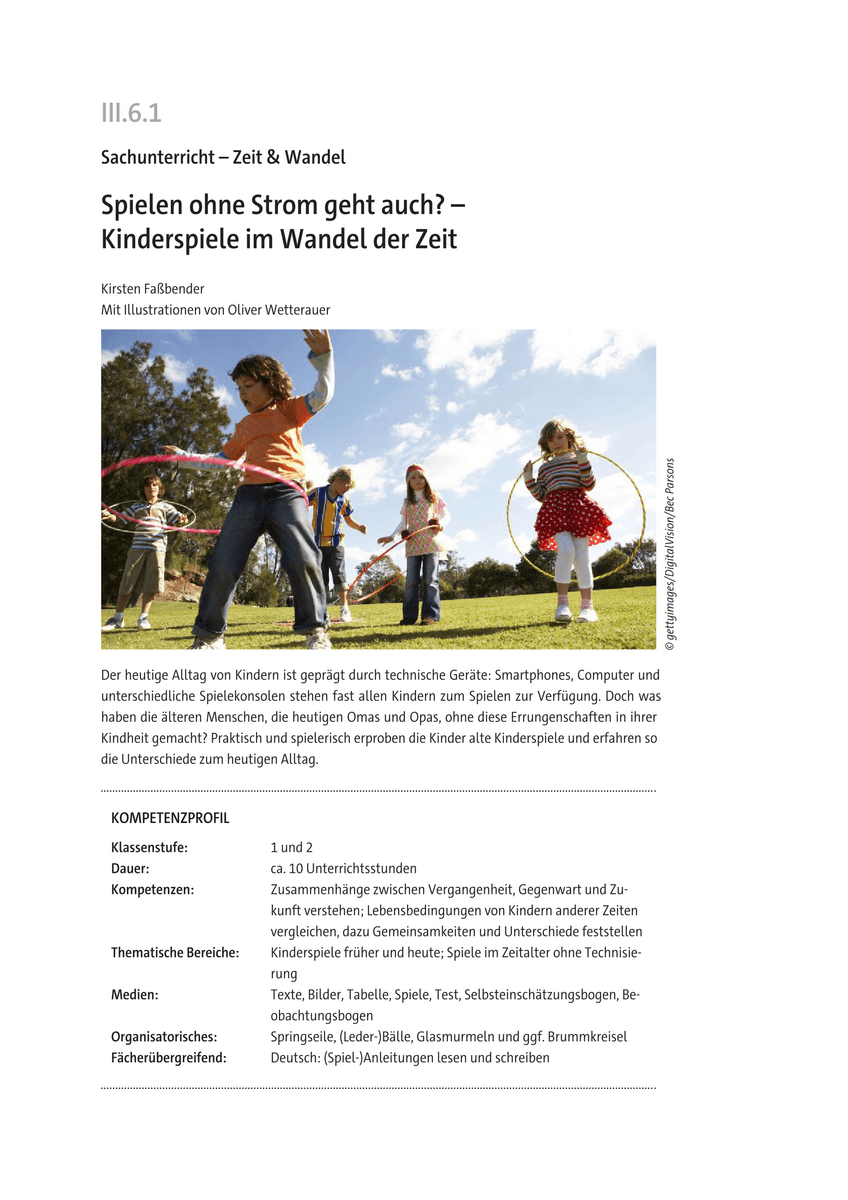 Spielen ohne Strom geht auch?