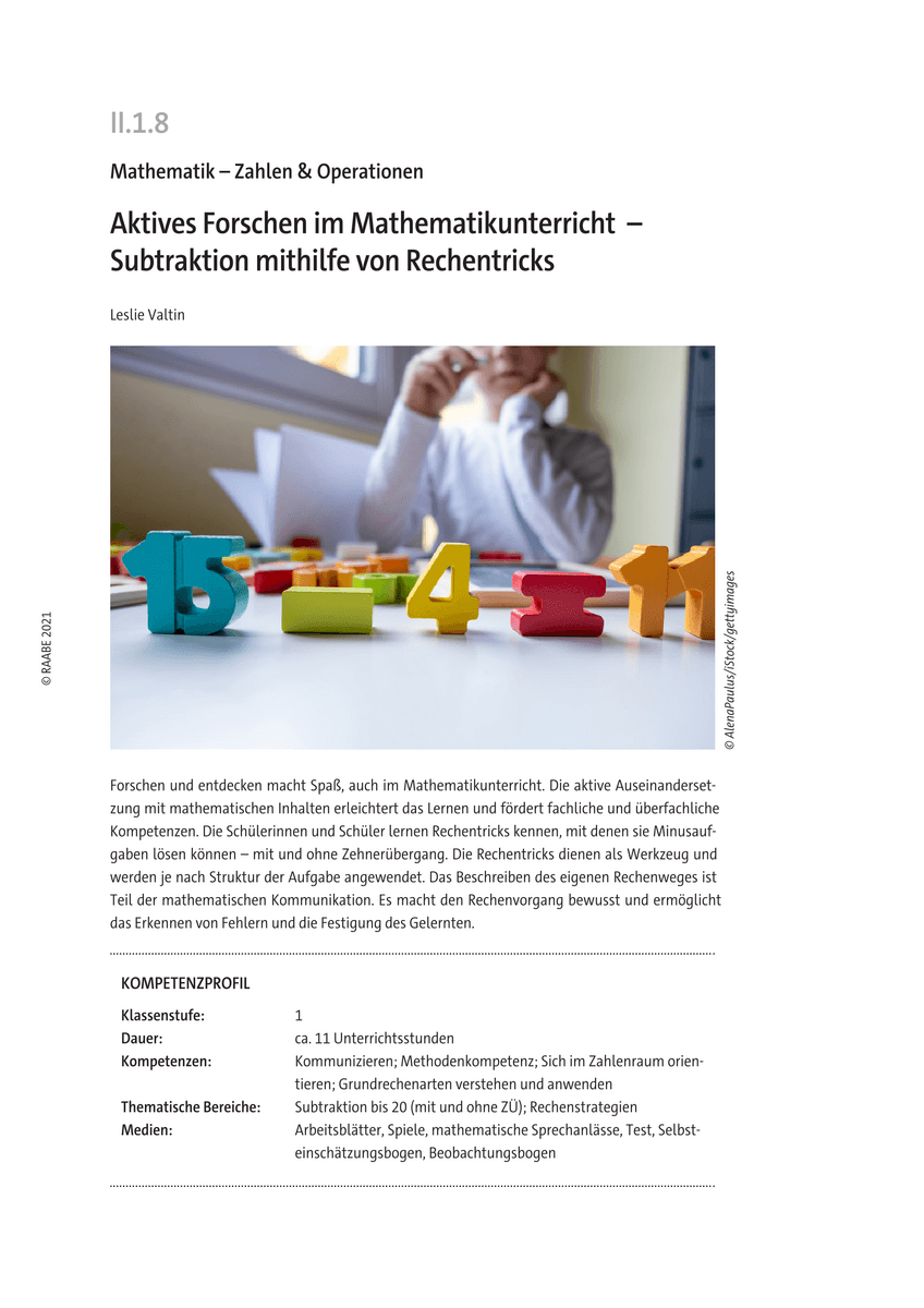 Aktives Forschen im Mathematikunterricht