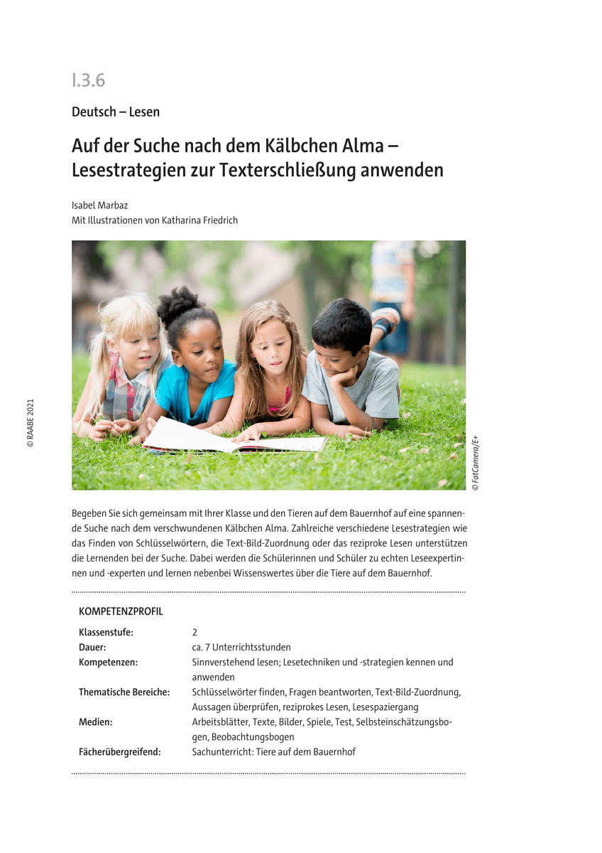 Auf der Suche nach dem Kälbchen Alma