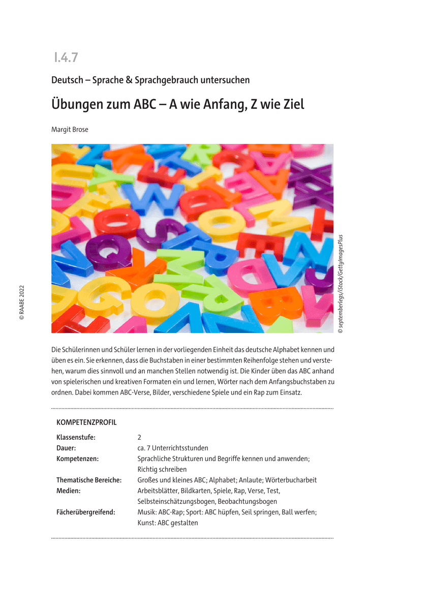 Übungen zum ABC