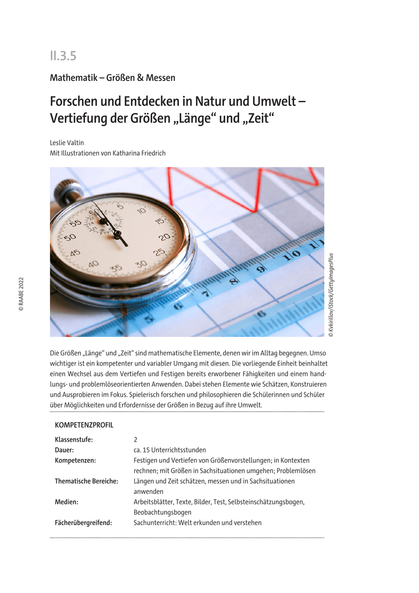 Forschen und Entdecken in Natur und Umwelt