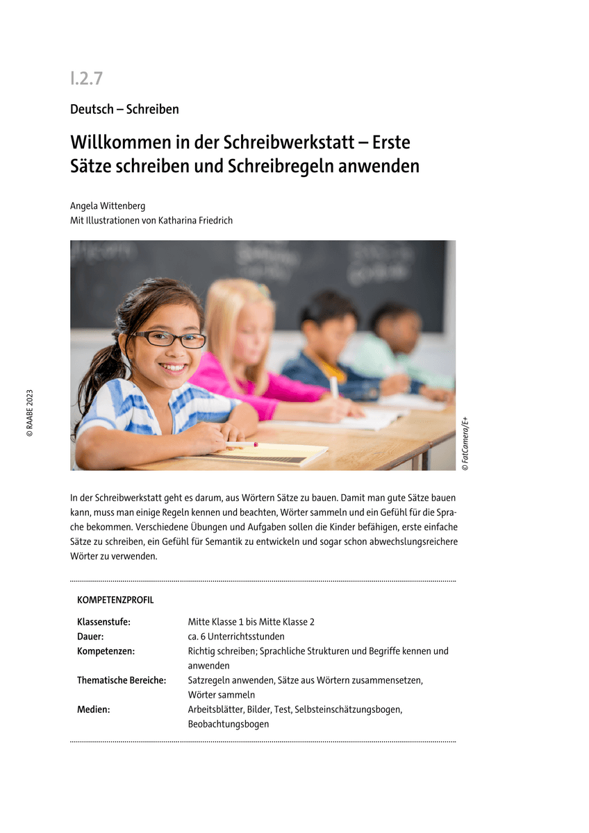 Willkommen in der Schreibwerkstatt