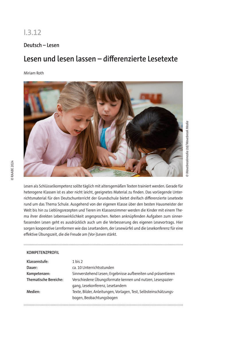 Lesen und lesen lassen