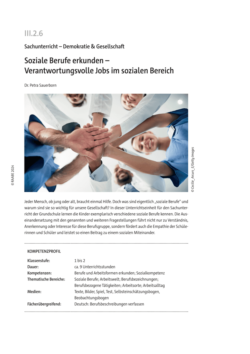 Soziale Berufe erkunden