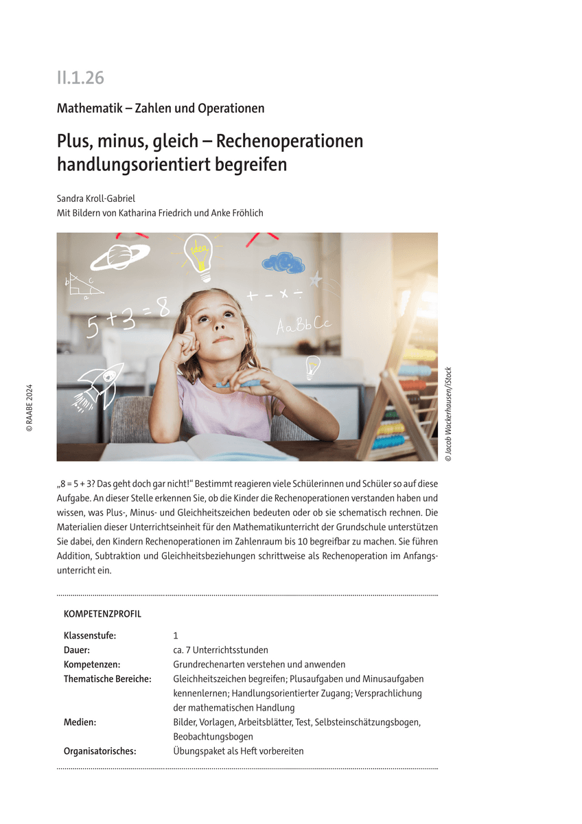 Plus, minus, gleich