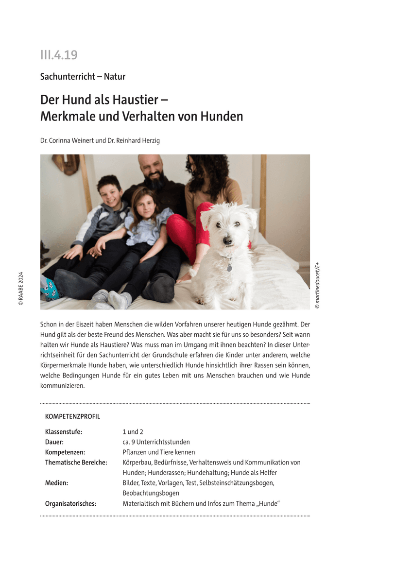 Der Hund als Haustier