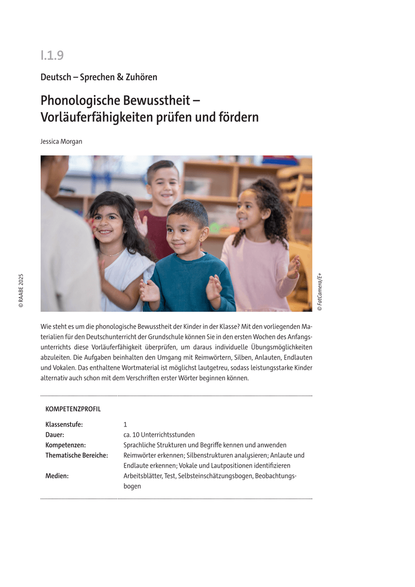 Phonologische Bewusstheit