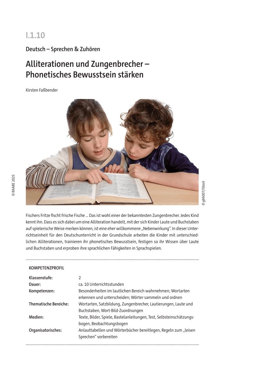Alliterationen und Zungenbrecher
