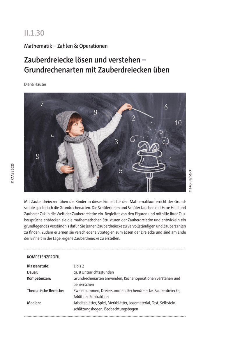 Zauberdreiecke lösen und verstehen