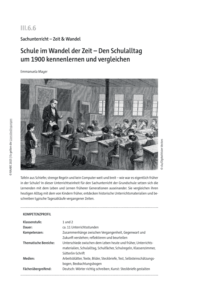 Schule im Wandel der Zeit