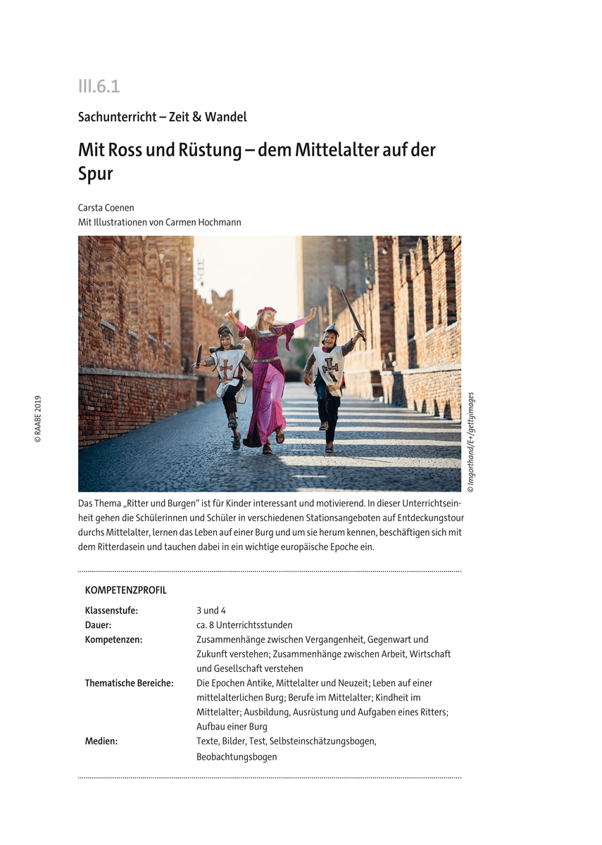 Mit Ross und Rüstung