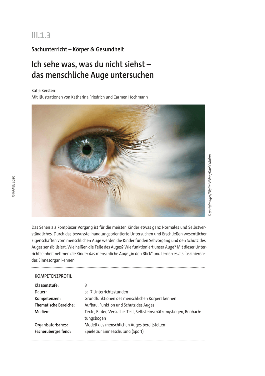 Ich sehe was, was du nicht siehst