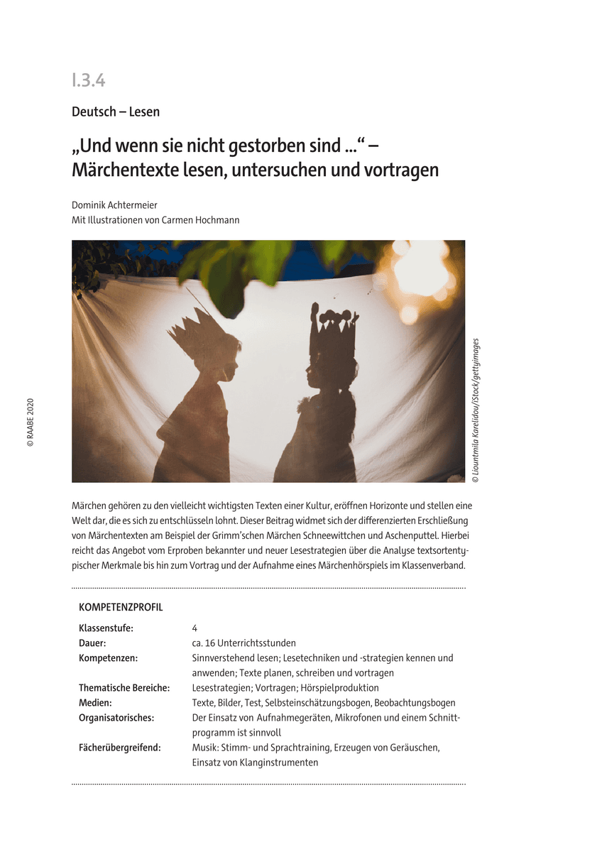 „Und wenn sie nicht gestorben sind …“