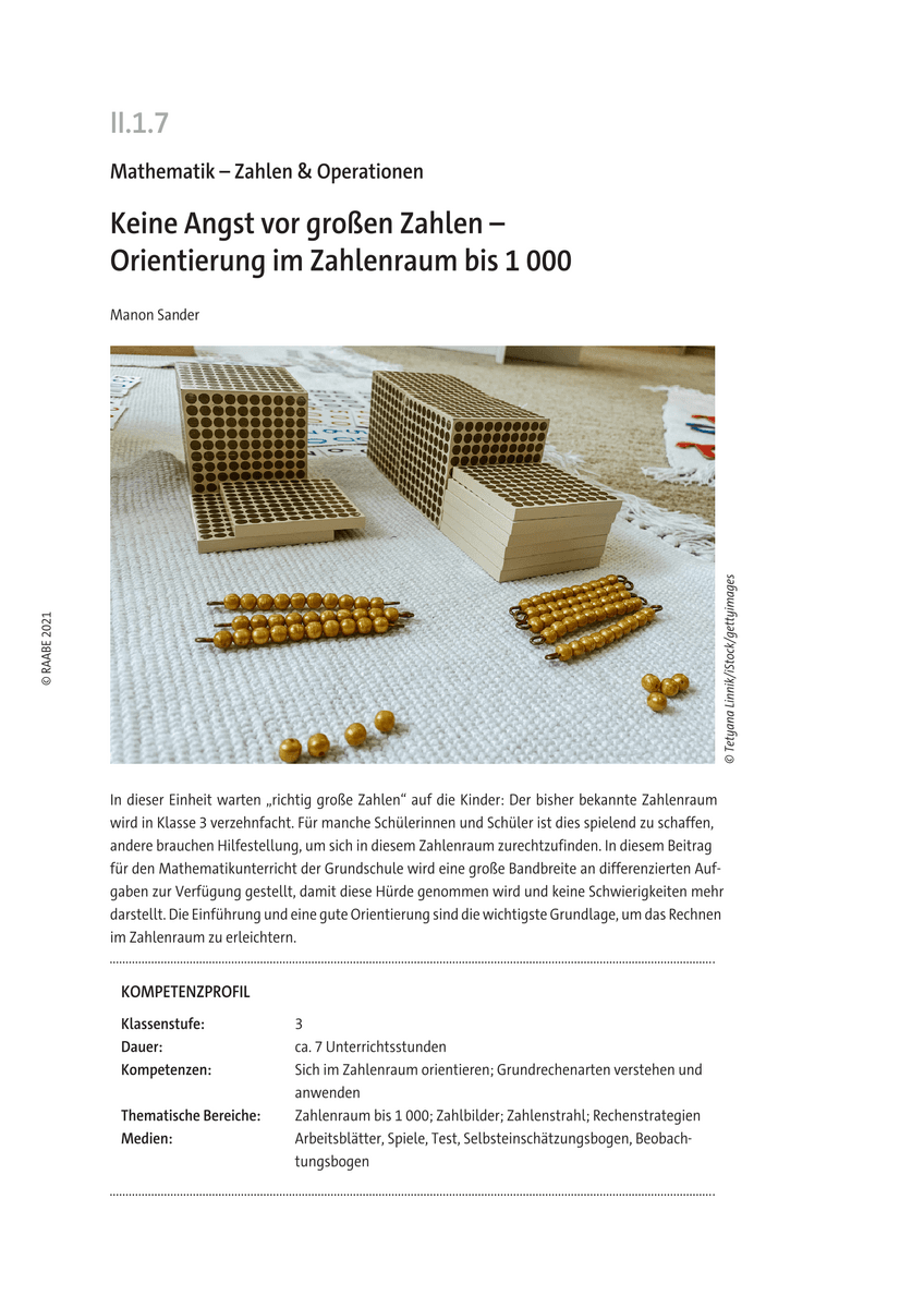 Keine Angst vor großen Zahlen