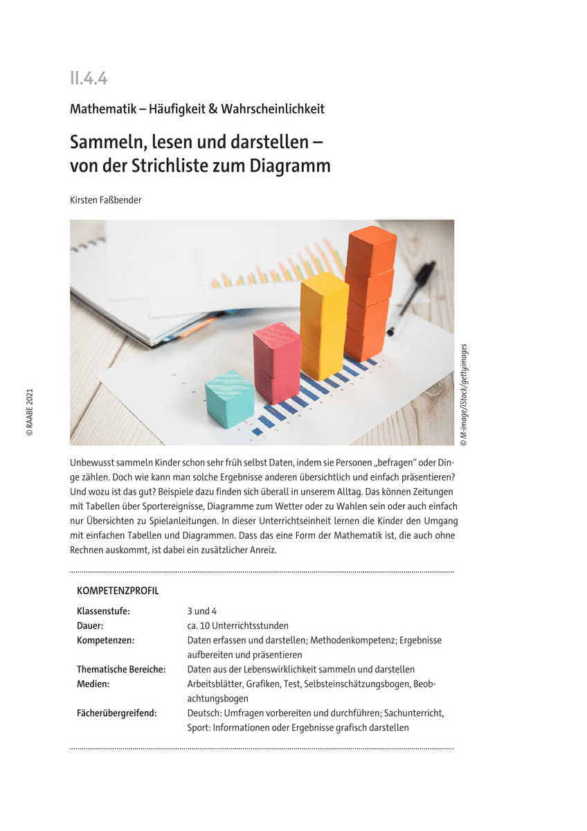 Sammeln, lesen und darstellen