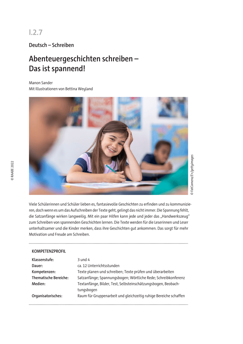 Abenteuergeschichten schreiben