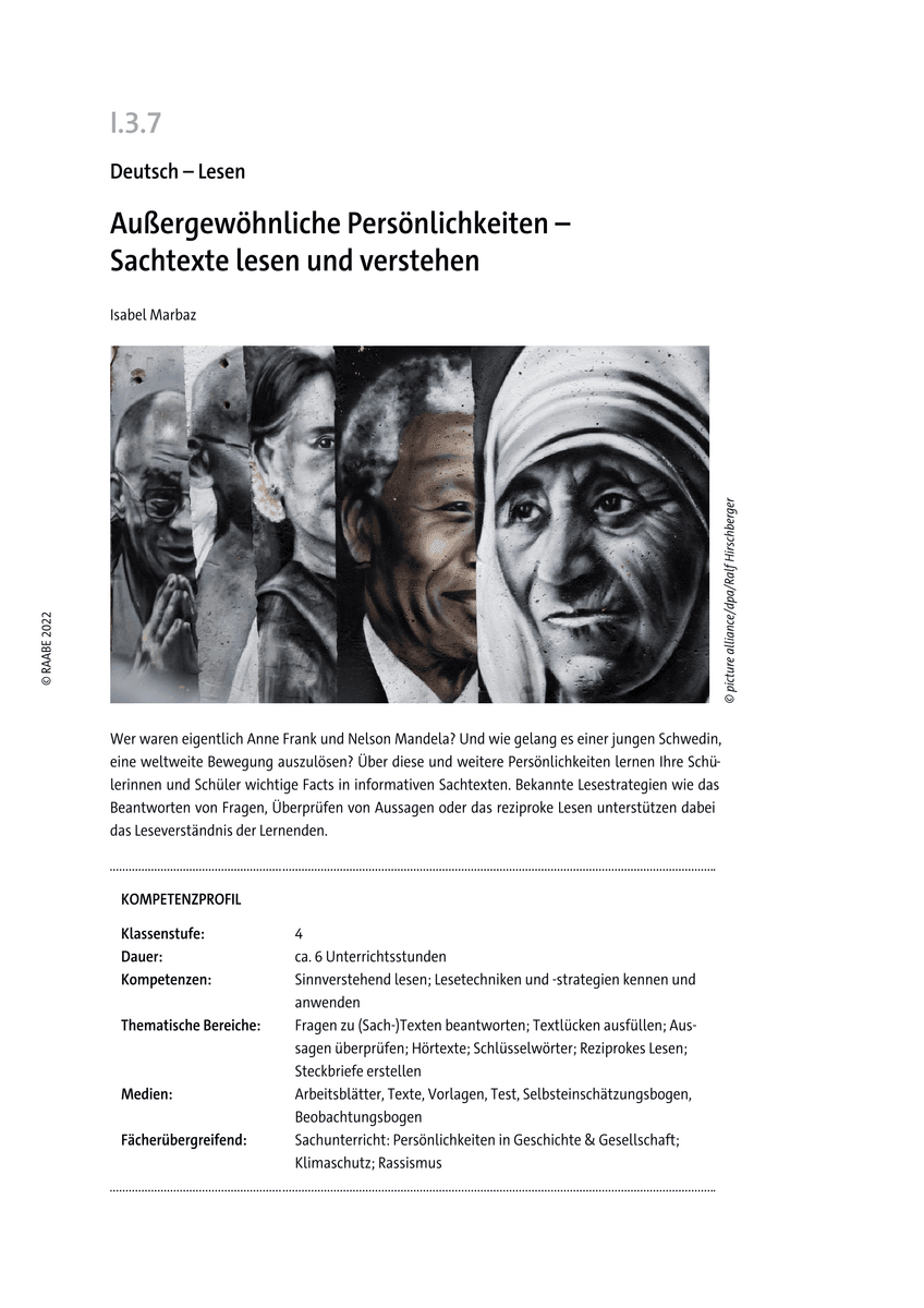 Außergewöhnliche Persönlichkeiten