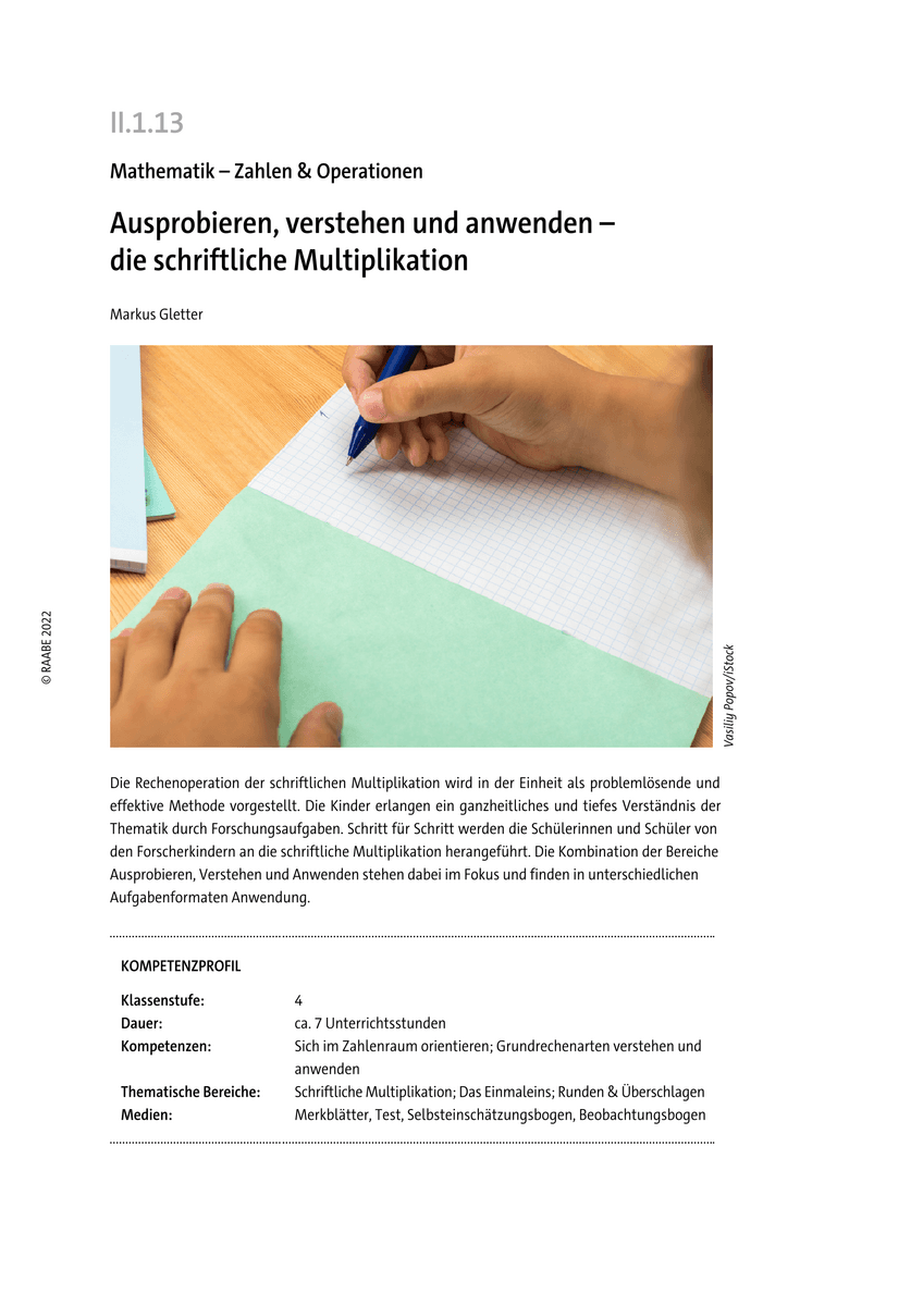 Ausprobieren, verstehen und anwenden