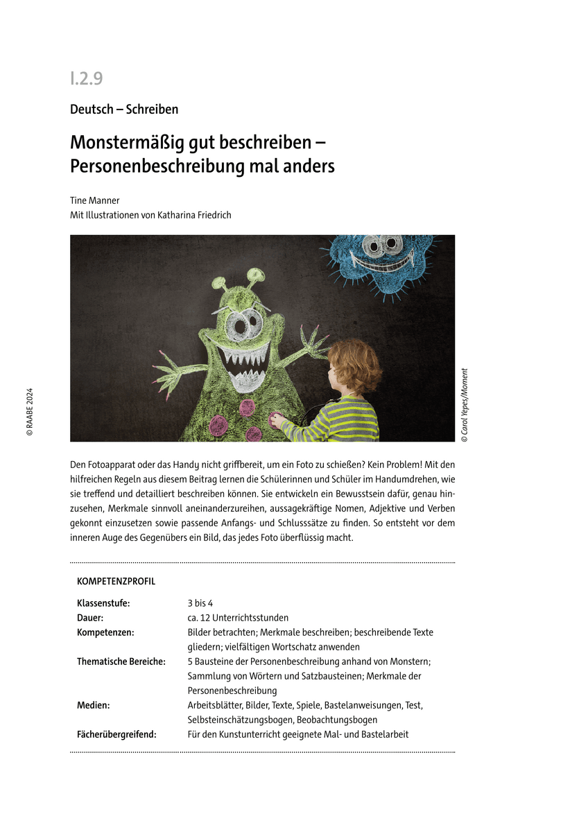 Monstermäßig gut beschreiben