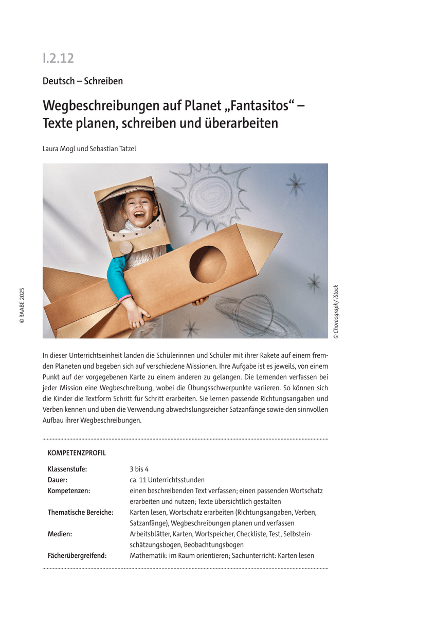 Wegbeschreibungen auf Planet "Fantasitos"