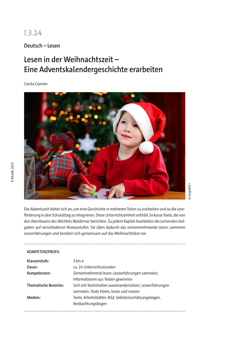 Lesen in der Weihnachtszeit