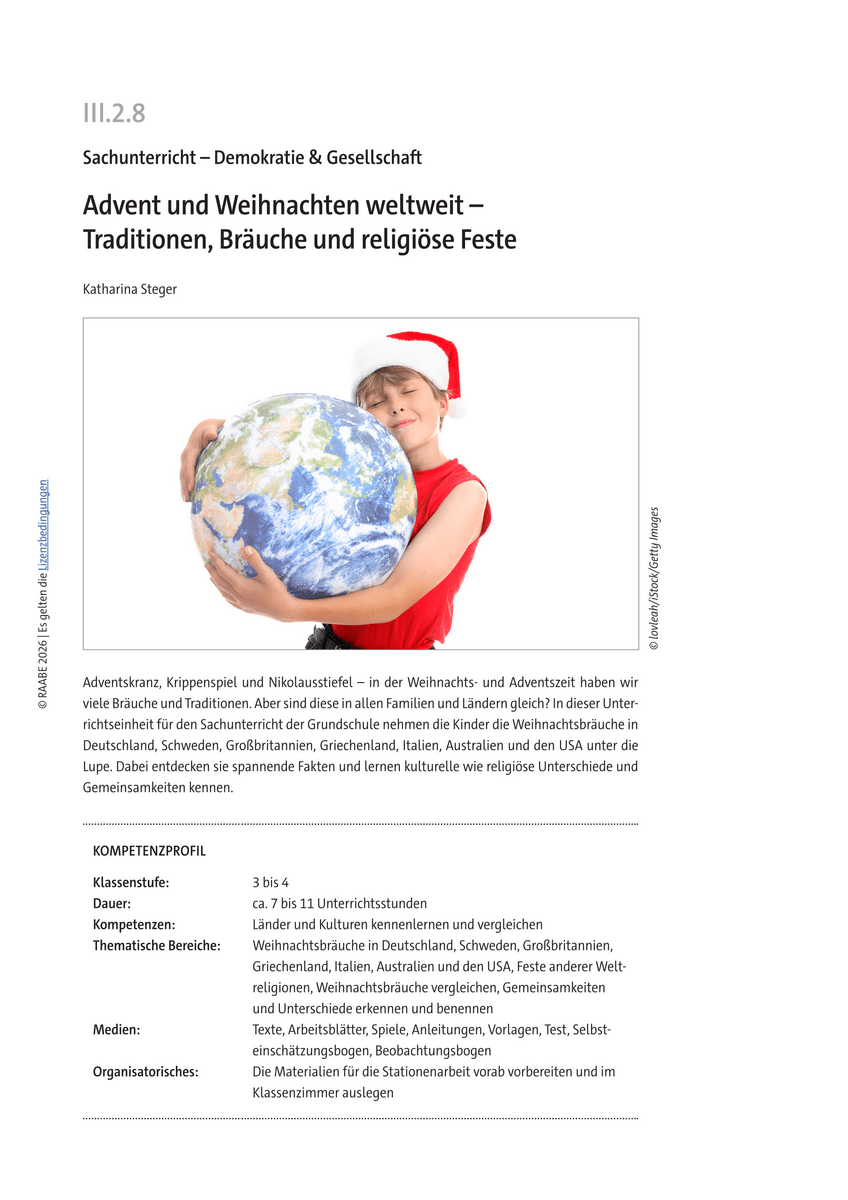 Advent und Weihnachten weltweit