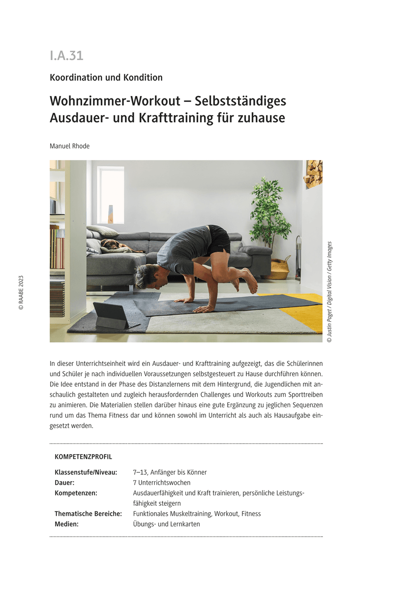 Wohnzimmer-Workout Wohnzimmer-Workout