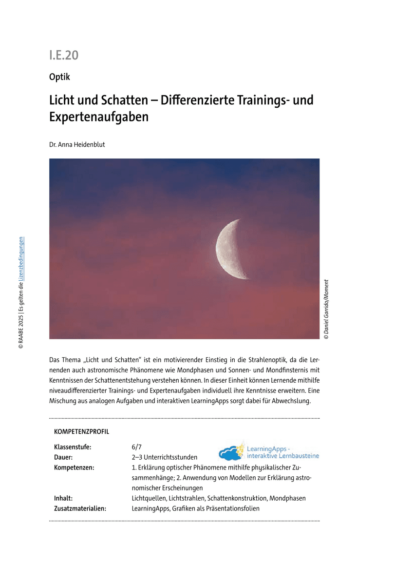 Licht und Schatten Licht und Schatten