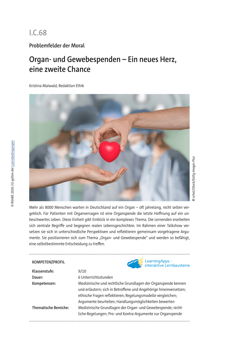 Organ- und Gewebespenden Organ- und Gewebespenden