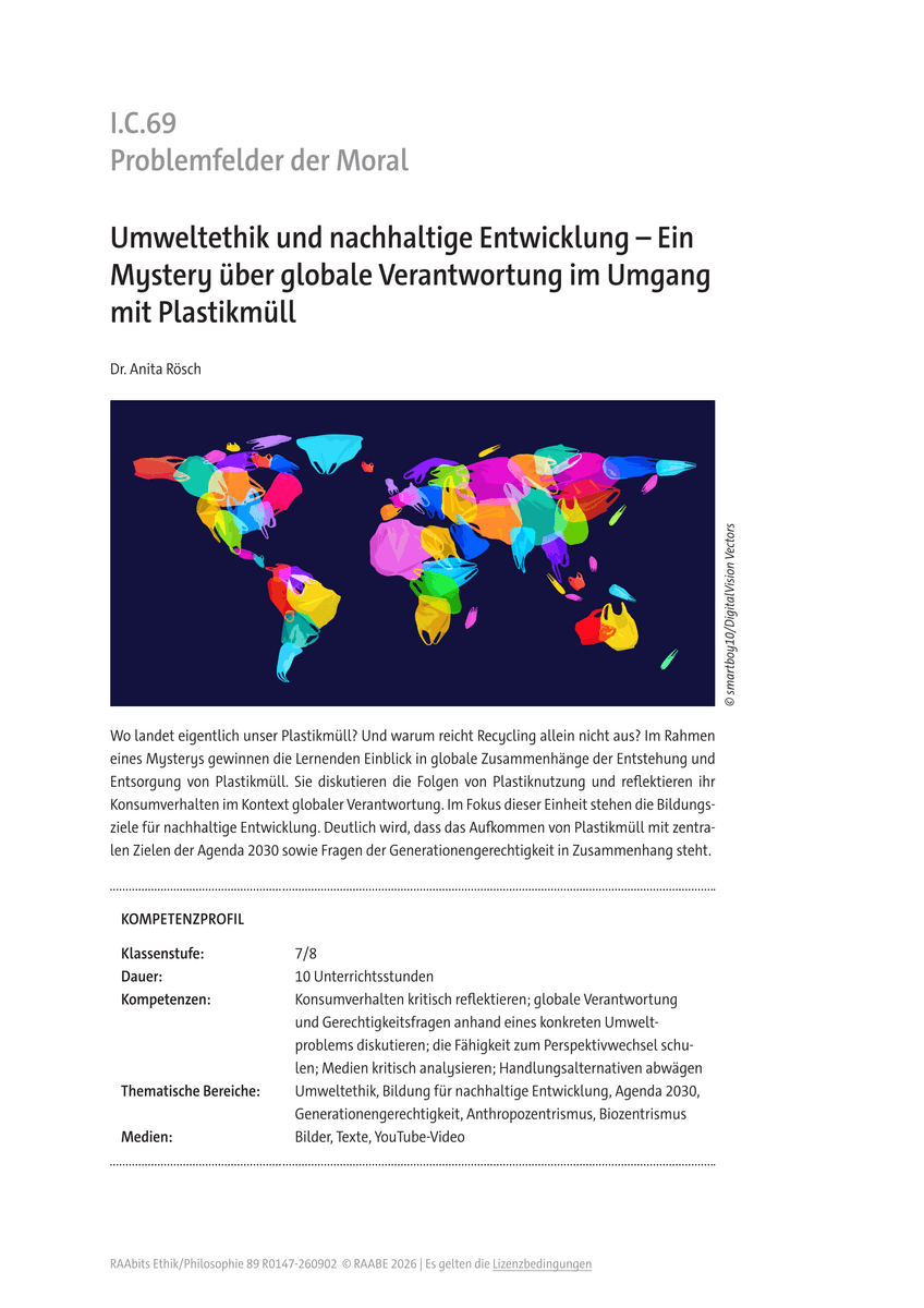 Umweltethik und nachhaltige Entwicklung Umweltethik und nachhaltige Entwicklung