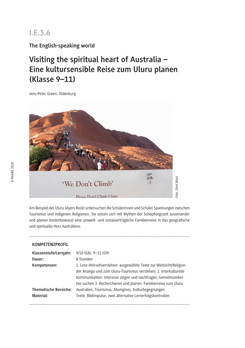 Visiting the spiritual heart of Australia Visiting the spiritual heart of Australia