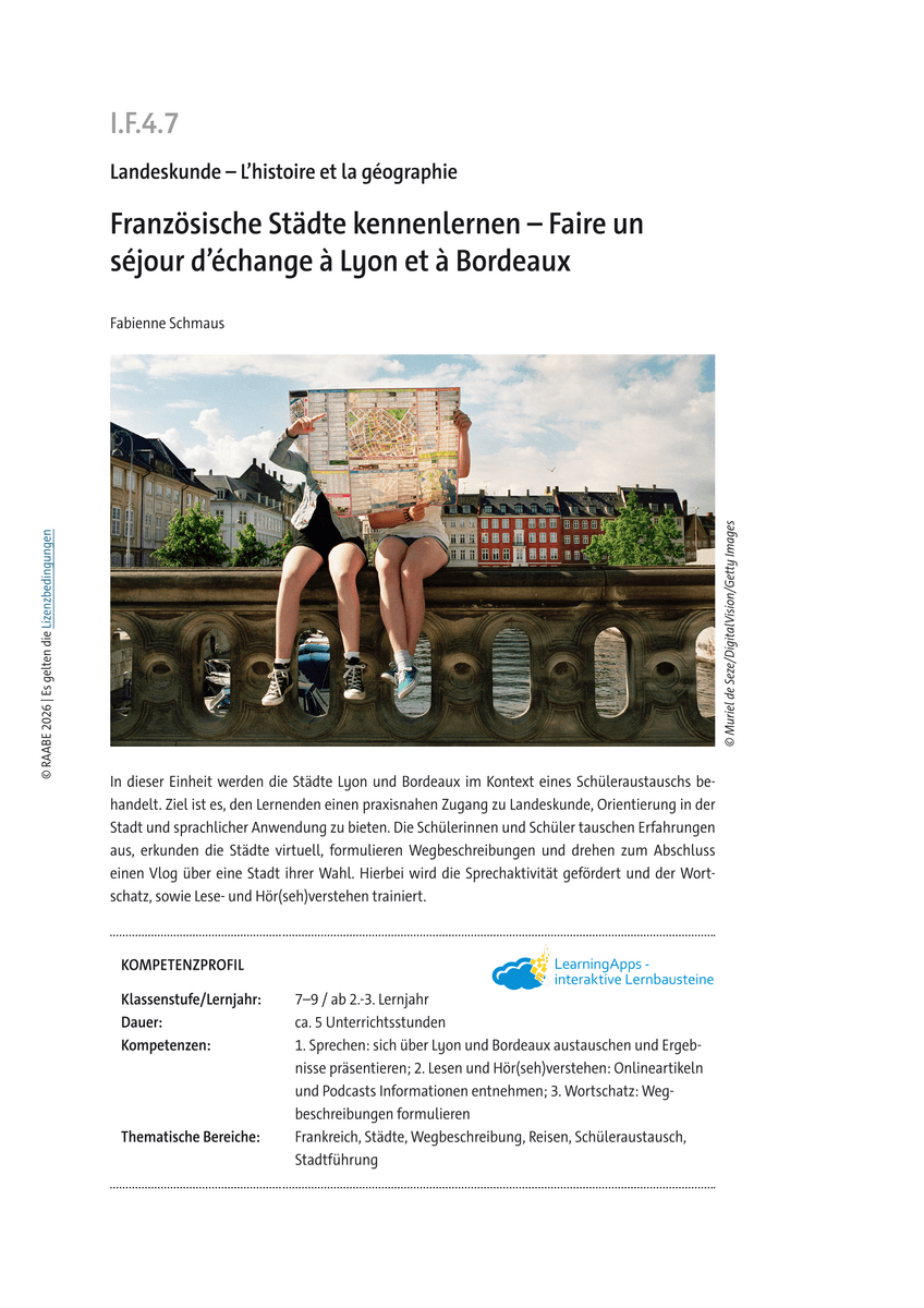 Französische Städte kennenlernen Französische Städte kennenlernen