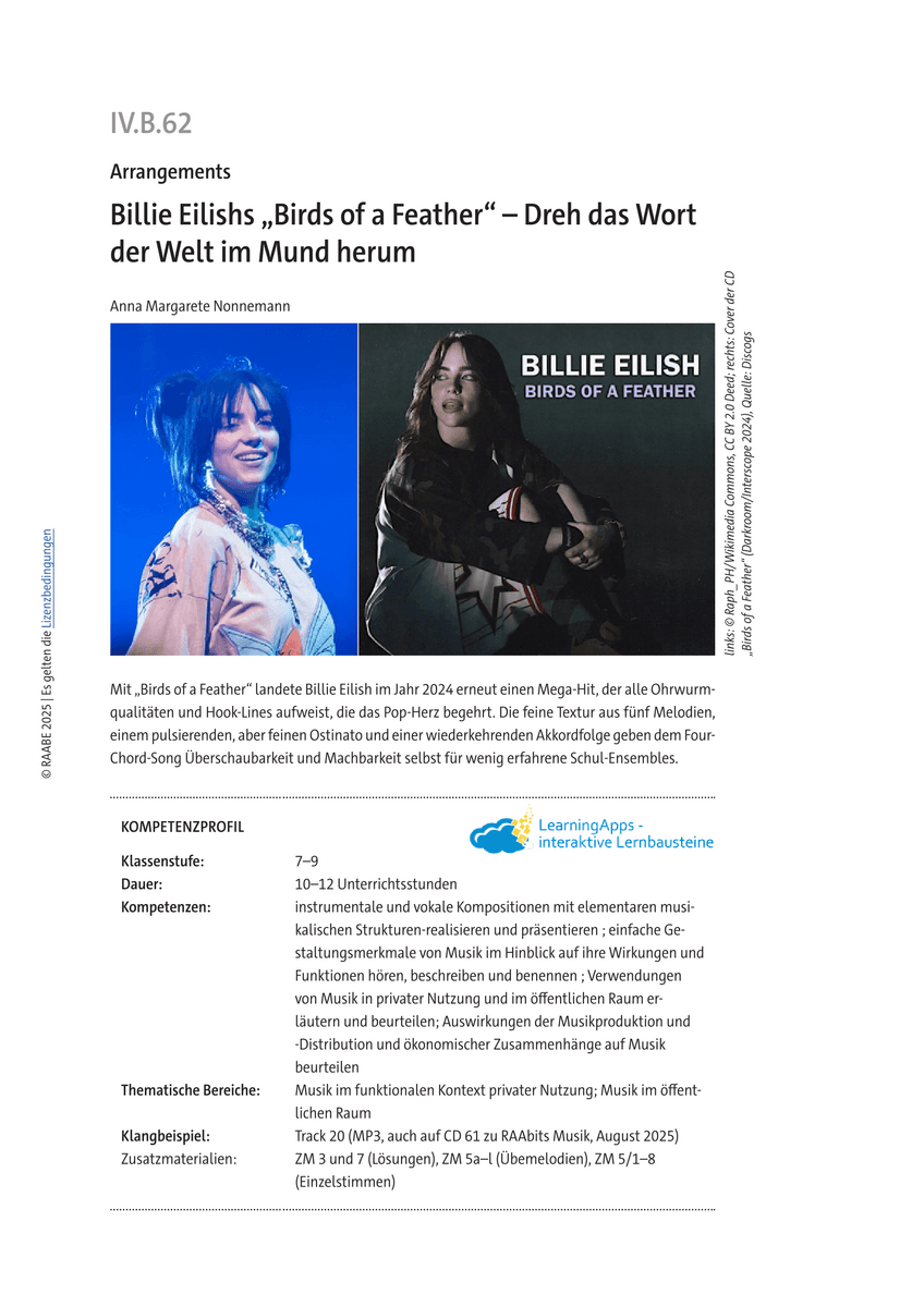 Billie Eilishs „Birds of a Feather“ Billie Eilishs „Birds of a Feather“