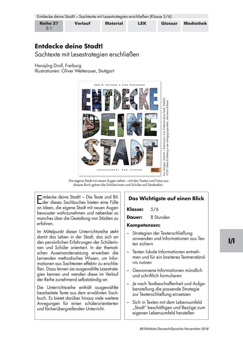Entdecke deine Stadt! Entdecke deine Stadt!