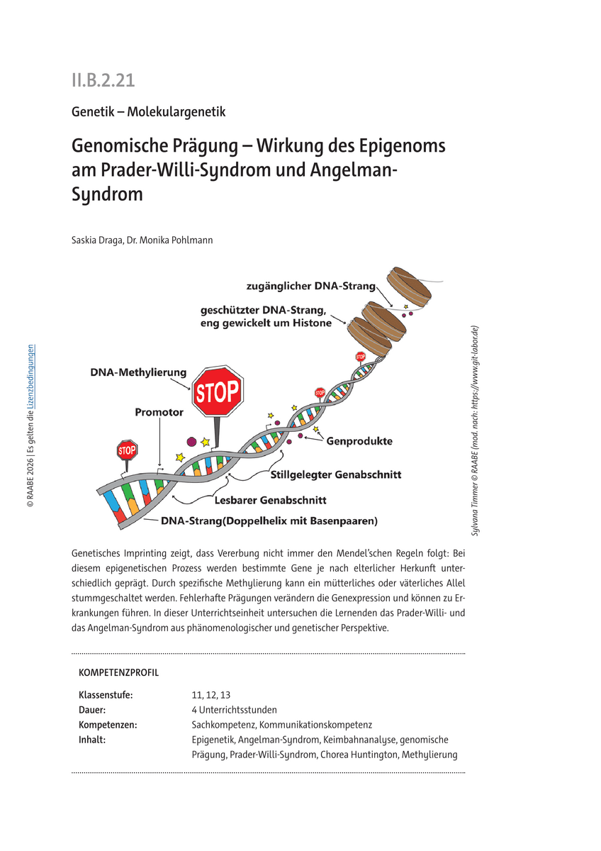 Genomische Prägung Genomische Prägung