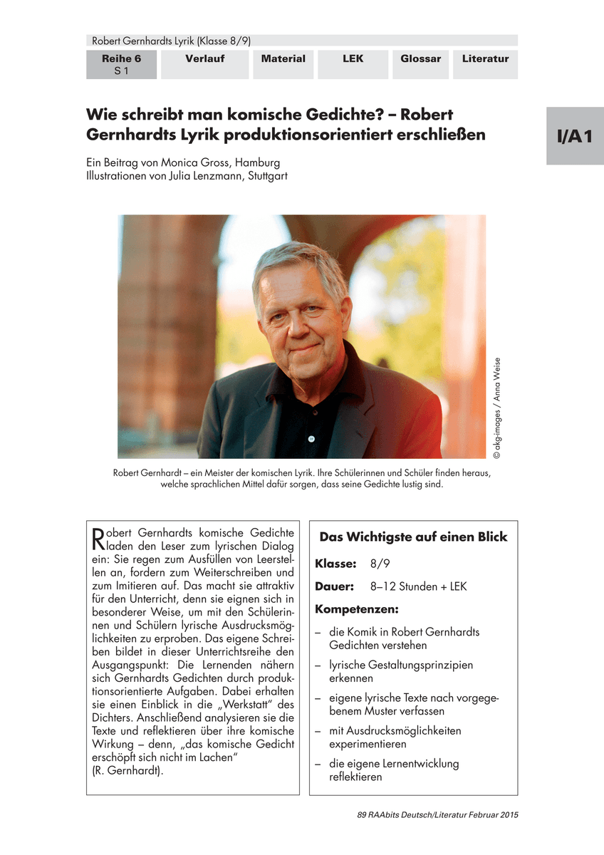 Wie schreibt man komische Gedichte? Wie schreibt man komische Gedichte?