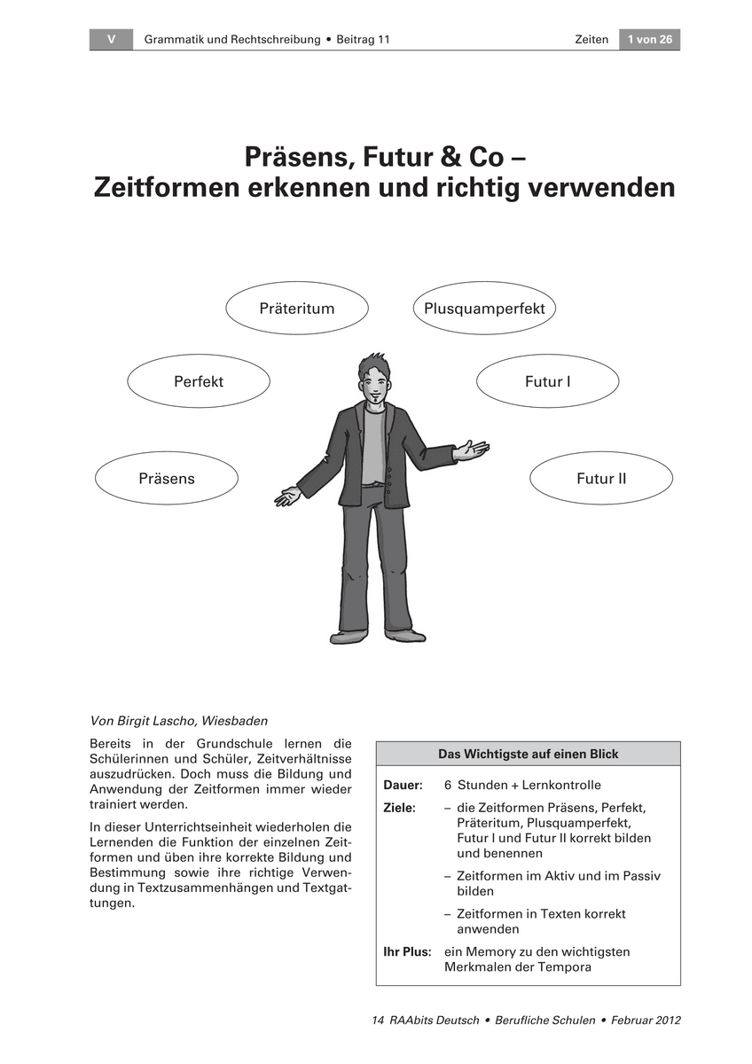 Präsens, Futur & Co Präsens, Futur & Co