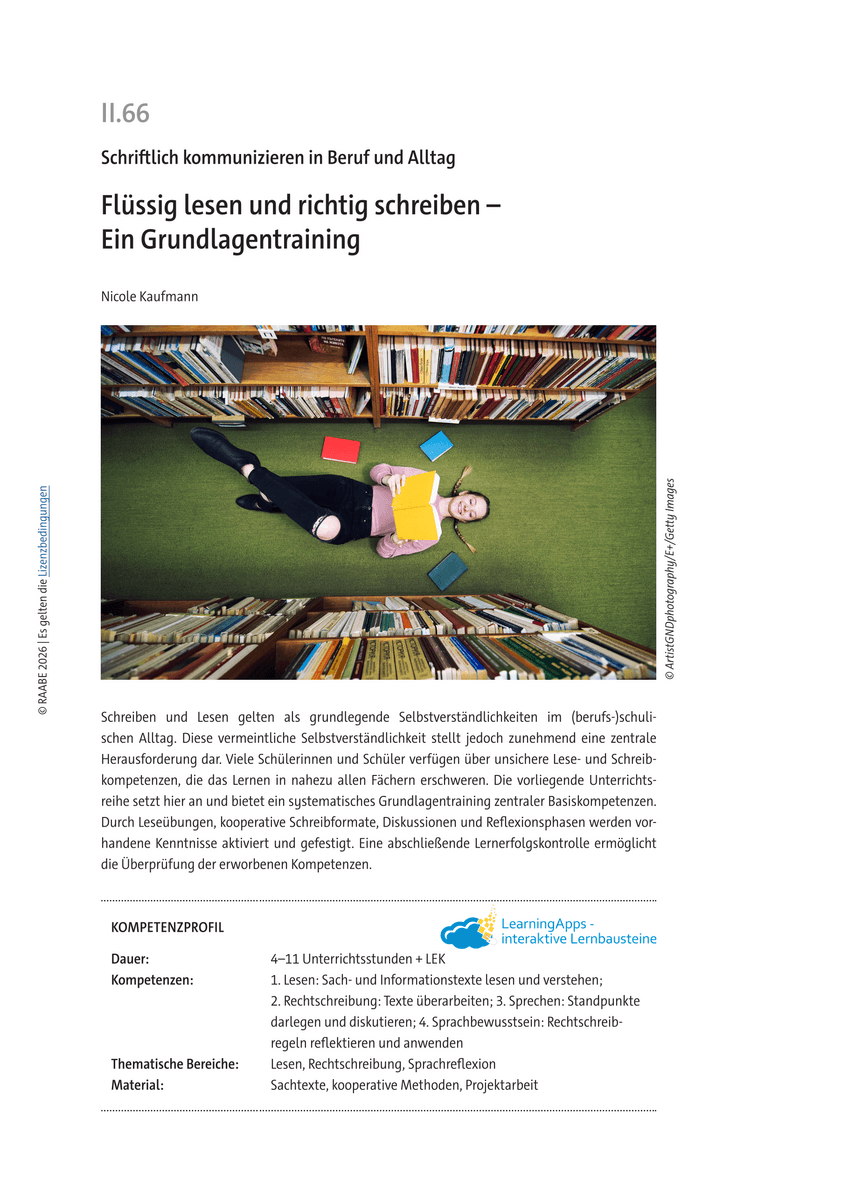 Flüssig lesen und richtig schreiben Flüssig lesen und richtig schreiben