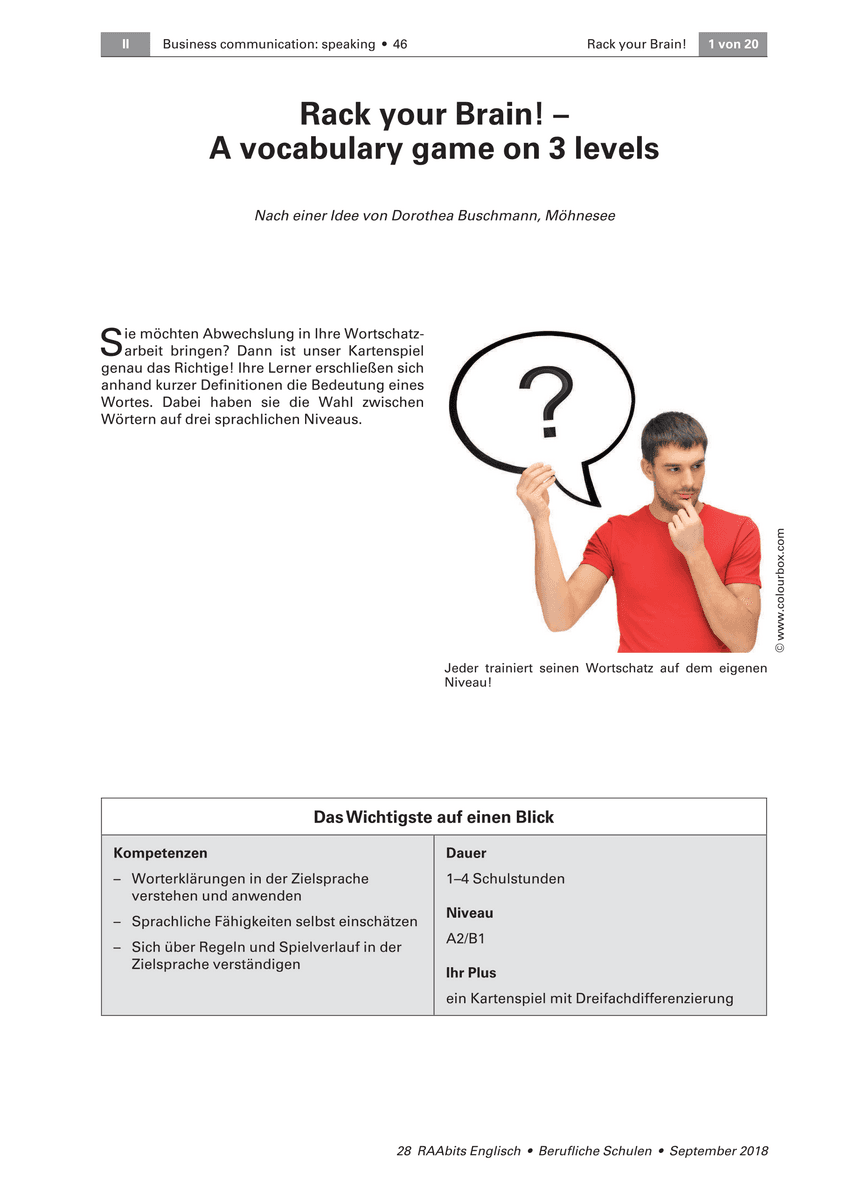 Rack your Brain! Rack your Brain!