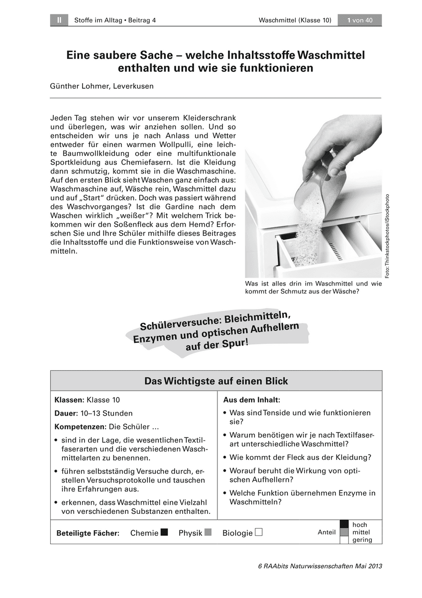 Eine saubere Sache Eine saubere Sache