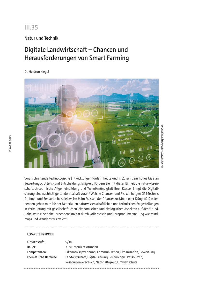 Digitale Landwirtschaft Digitale Landwirtschaft