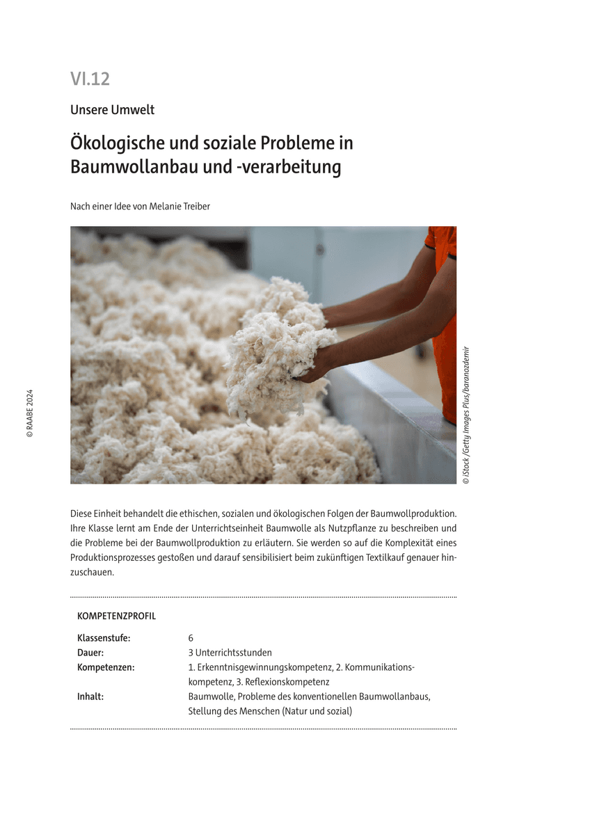 Ökologische und soziale Probleme in Baumwollanbau und -verarbeitung Ökologische und soziale Probleme in Baumwollanbau und -verarbeitung