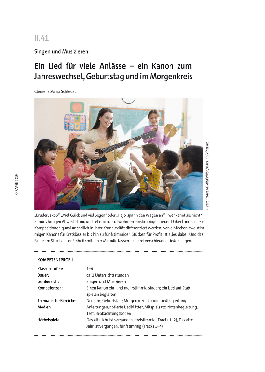 Ein Lied für viele Anlässe Ein Lied für viele Anlässe