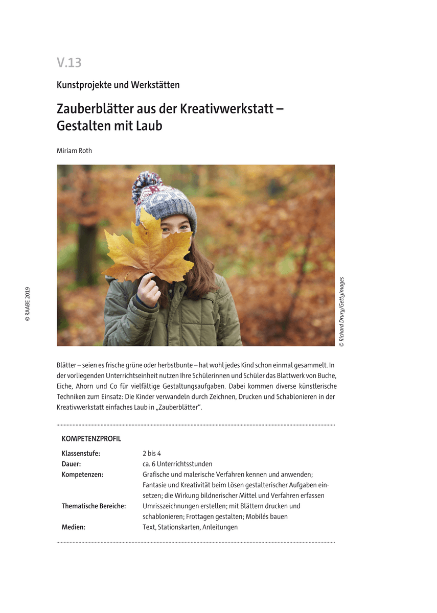 Zauberblätter aus der Kreativwerkstatt Zauberblätter aus der Kreativwerkstatt