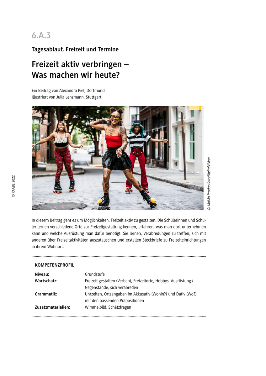 Freizeit aktiv verbringen Freizeit aktiv verbringen