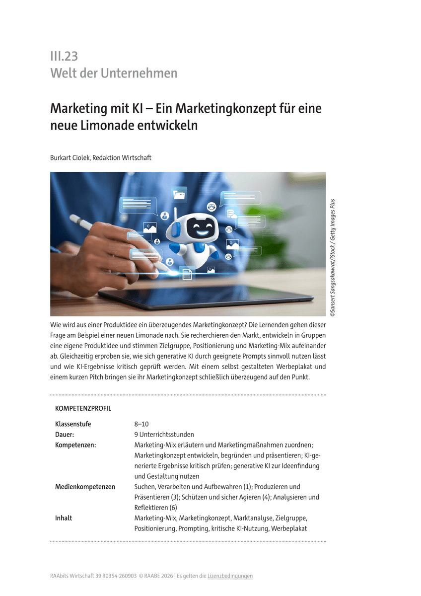 Marketing mit KI Marketing mit KI