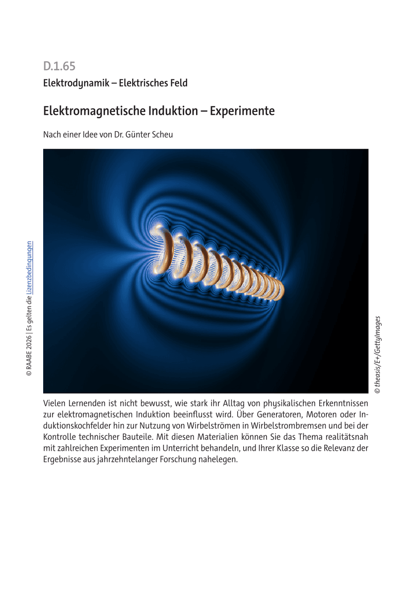Elektromagnetische Induktion Elektromagnetische Induktion