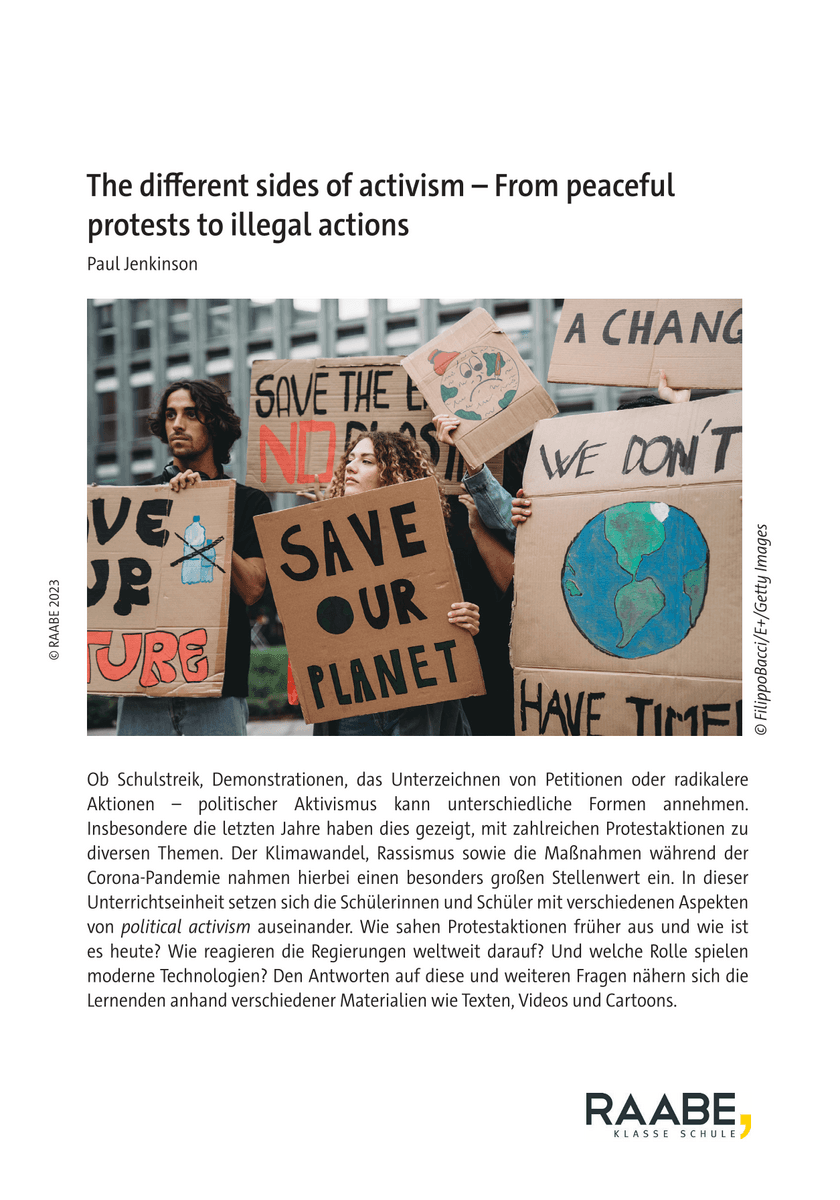 The different sides of activism The different sides of activism