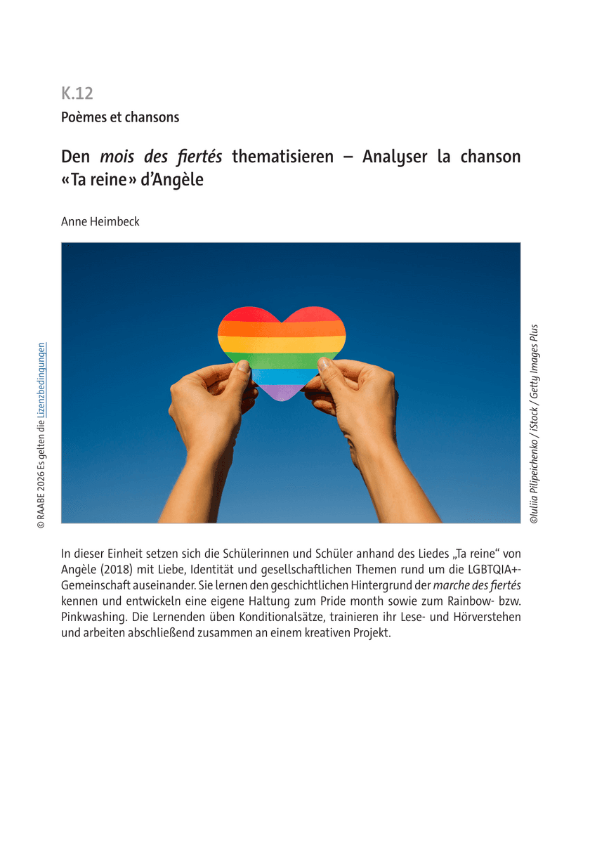 Den mois des fiertés thematisieren Den mois des fiertés thematisieren