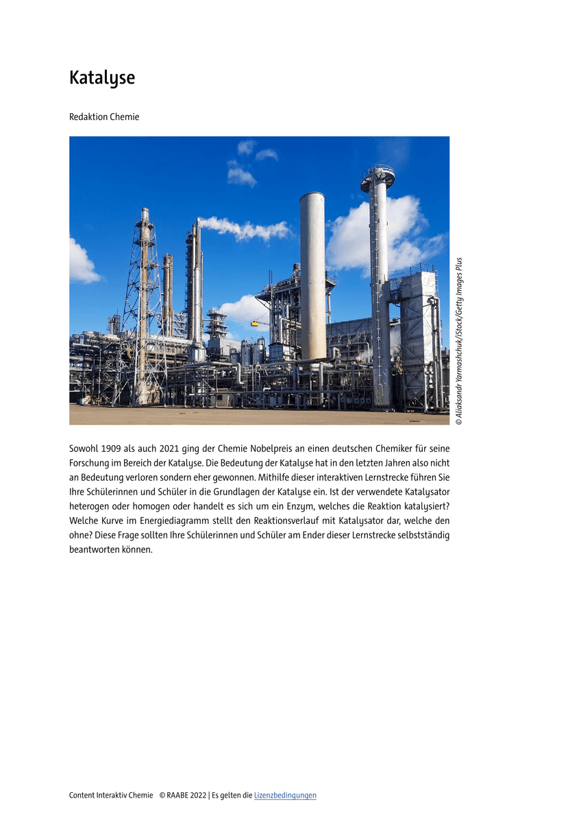 Katalyse Katalyse